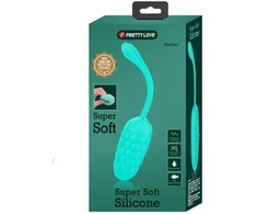 Pretty Love Smart Pretty Love Vibrating Egg Aqua Žalias - 12-Mode Silicone, USB Rechargeable
