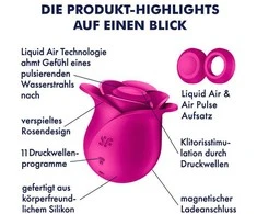 SATISFYER - AIR PULSE PRO 2 MODERN BLOSSOM VIBRATOR