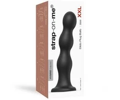 Strap On Me DILDO PLUG BALLS NOIR - XXL