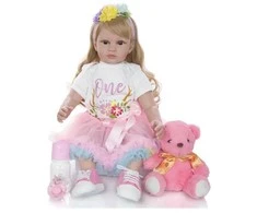 Lėlė Princesė Reborn dolls, 60cm