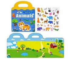 Magnetiniai lipdukai vaikams Animals, 34 vnt.
