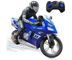 Radijo bangomis valdomas motociklas Motorcycle, mėlynas