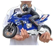 Radijo bangomis valdomas motociklas Motorcycle, mėlynas