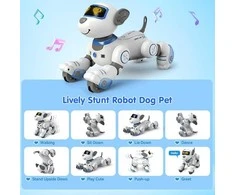 Radijo bangomis valdomas šuo robotas RC robot dog