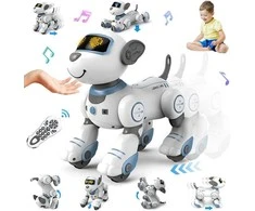 Radijo bangomis valdomas šuo robotas RC robot dog