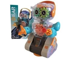 Žaislinis robotas su šviesos ir garso efektais Gear