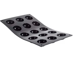 De Buyer 15-cakes tin, 30x17.5 cm, MoulFlex