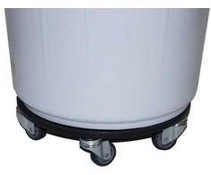 38 cm basket DE-23110 mobile base, juodas