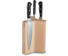 6 peilis block, magnetic, natural