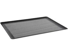 Baking tray, 60x40 cm, perforated, Non-Stick, angled edges