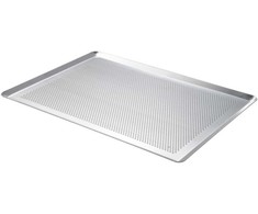 Baking tray GN 1/1, perforated, Non-Stick, angled edges