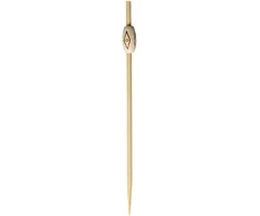 Verlo Bamboo food sticks, 12 cm, decorative end, 100 pcs
