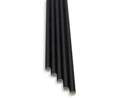 BAREQ Juodi vamzdeliai 8x250 mm (100 vnt.)