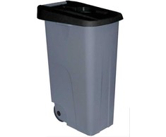 Basket DE-23250 lid with opening, juodas