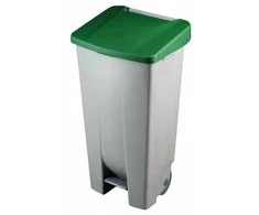 Basket solid lid DE-23400, žalias