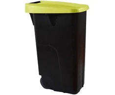 Basket solid lid DE-234250, yellow