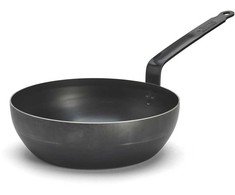 De Buyer Mėlyna Deep skillet, 24 cm, Mėlyna Carbon