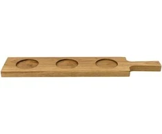 Board, 50x10x2 cm, with 3 slots, Stratos