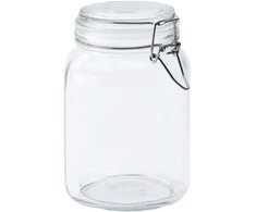 Buckle jar, 1.5 l, 4 pcs