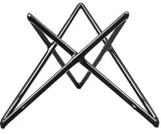 Buffet base Star, 26.5x23x20 cm, juodas