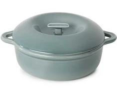 Chafing dish, short, 4 l, pilkas, Bombance