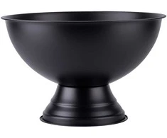 Champagne bowl, juodas
