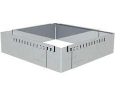 De Buyer Confectionery rim, adjustable, 21.5x11.5x7.5 cm