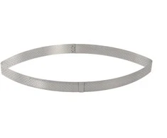 Confectionery rim, Oval, perforated, 12x5x2 cm, Claisson
