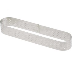 Confectionery rim, Oval, perforated, 14.5 x3.5x2 cm