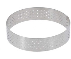 De Buyer Konditerijos kraštas, perforuotas, 20,5 cm, 2 cm
