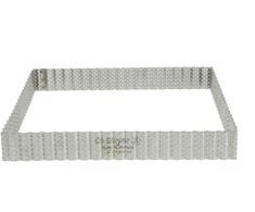 Confectionery rim, perforated, 23x23x3 cm