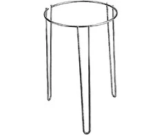 Conical strainer stand, 18 cm