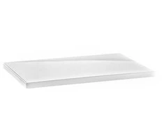 Cutting board, 25x15x1 cm, baltas