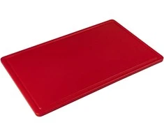 Cutting board, 30x45x1.3 cm, red