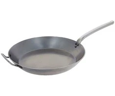 DE BUYER CARBONE PLUS Apvali keptuvė su ventiliuojama rankena 32cm
