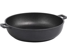 De Buyer Deep skillet with two handles, 28 cm, Choc Extreme