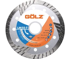 Deimantinis diskas asfaltui GOLZ LM50T 230x22.2mm