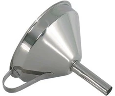 Funnel with strainer, 12 cm