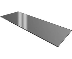 Glass plate, 42x100 cm, graphite, Tropos