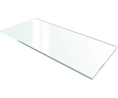 Glass plate GN1/2, transparent, Tropos