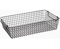 GN 1/1 basket, steel, juodas