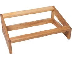 GN 1/1, slanted oak base, 19 cm, Tropos