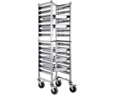 GN 1/1 tray transport trolley