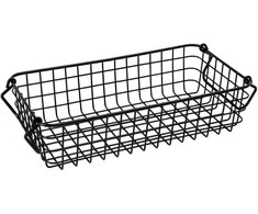 GN 1/3 basket, 80 mm, juodas