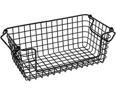 GN 1/3 basket, opened, juodas