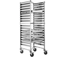 GN 2/1 tray transport trolley