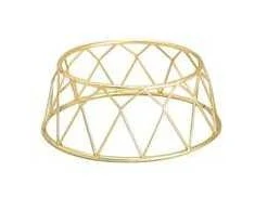 Buffet base, 15 cm, auksinis
