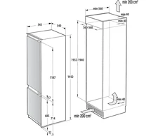 Šaldytuvas Gorenje NRKI519E82WF