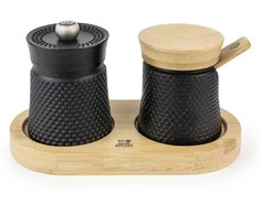 Peugeot Grinder set, 8 cm, stand, Bali Cast Iron