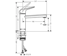 HANSGROHE Focus M42, 71806800